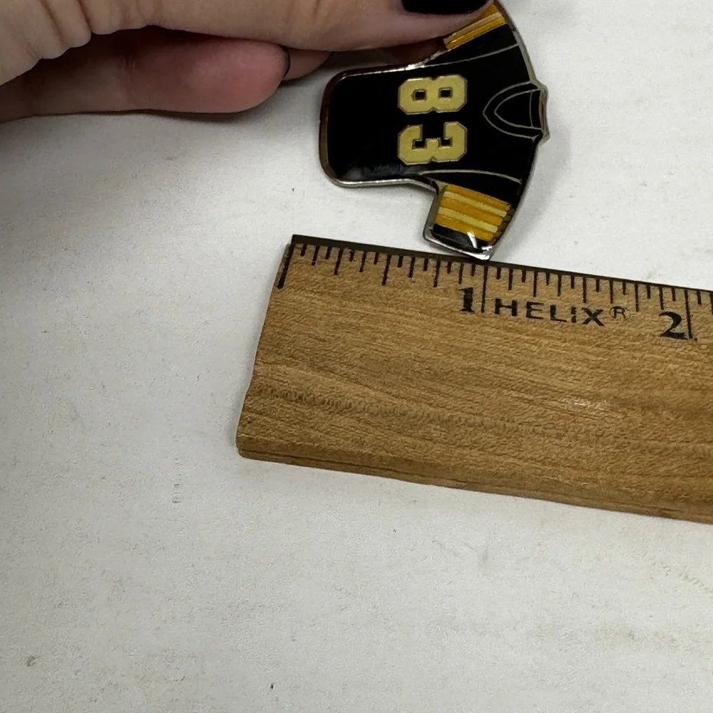 PITTSBURGH STEELERS VINTAGE #83‎ HEATH MILLER Enamel Lapel Pin STARLINE INC. 80s